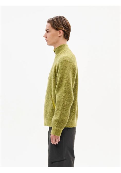 maglione essence mohair mixed knit uomo giallo HIKING PATROL | AW25104YELLOW